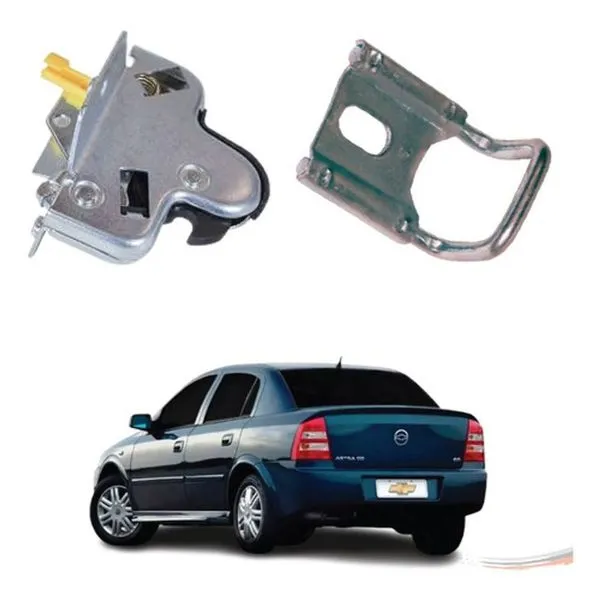 Kit Fechadura e Batente para Porta-malas Modelo F103 Compatível com Chevrolet Astra Sedan 2002 a 2011 e Vectra 1996 Kit Fechadura e Batente para Porta-malas F103 Compatível com Astra Sedan 2002 a 2011 e Vectra 1996