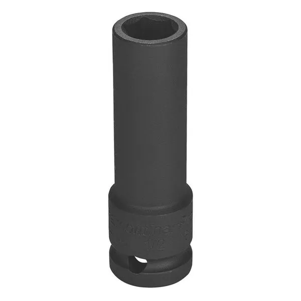 Soquete De Impacto Sextavado Longo Em Aço Cromo Molibdênio 15 Mm - Encaixe 1/2\'\' Tramontina