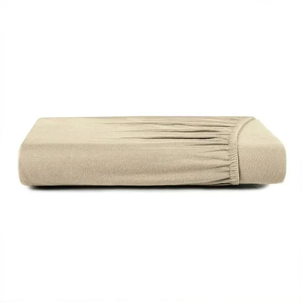 Lençol Com Elástico Casal Altenburg Cetim 300 Fios Marrom