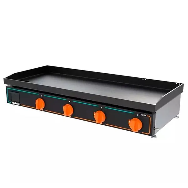 Chapa Bifeteira a Gás Deguste Luxo C120N 120cm 6,35mm 64.000 BTUS Inox Venâncio Chapa Bifeteira a Gás Deguste Luxo C120N 120cm 6,35mm Inox Venâncio