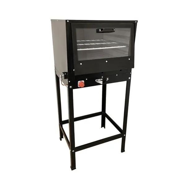 Forno Grande Com Cavalete 80 Litros Alta Pressão Com Tampa De Vidro Cefaz Frg-18