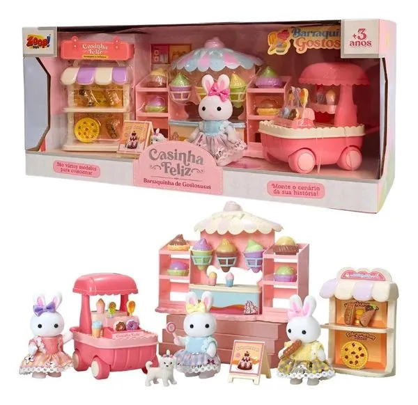 Casinha Feliz Carrinho de Sobremesa I Zoop Toys - ZP01372