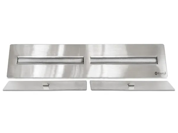 Lareira Ecológica a Álcool Classe A Aço Inox Queimador Duplo