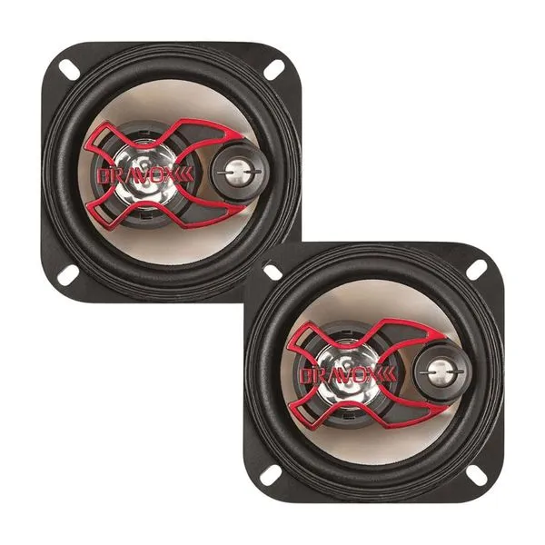 Alto Falante Triaxial Automotivo 4 Polegadas B3X40X 40W Rms Par Universal para Som Veicular Bravox Alto Falante Triaxial Automotivo 4 Polegadas B3X40X 40W Rms Par Universal Bravox
