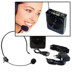 Microfone Amplificador De Voz E Caixa De Som Com Usb E Bateria Recarregavel (k150) sem variação