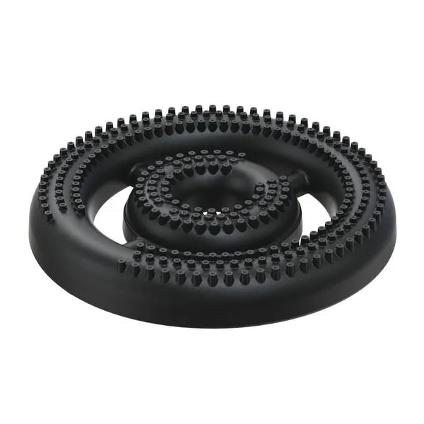 Queimador Alta Pressão Coroa de Fogão Furado Duplo 30cm Ferro Fundido Rosca 1" Libaneza Queimador Alta Pressão Coroa Furada Duplo 30cm Ferro Fundido Libaneza