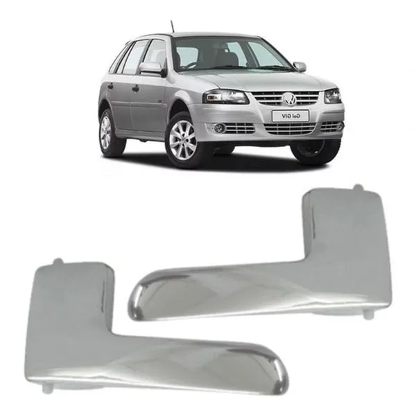 Par Maçaneta Interna Gol G4 Metal Cromado Fox De 2003 A 2009 - Un / 2 [f103]