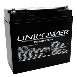 Bateria Selada Unicoba Unipower 12V 18,0Ah - UP12180 M5 (Bateria p/ No-Break)