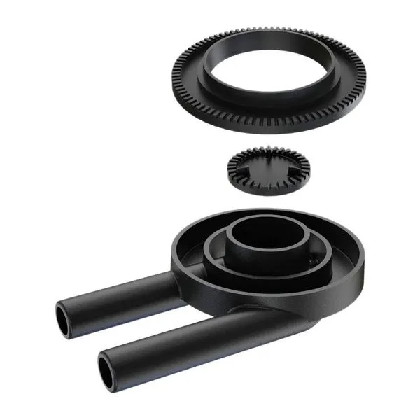 Queimador de Fogão Industrial Duplo Econômico Completo com Espalha Chama 14cm Ferro Fundido Libaneza Queimador de Fogão Industrial Duplo Econômico 14cm Ferro Fundido Libaneza