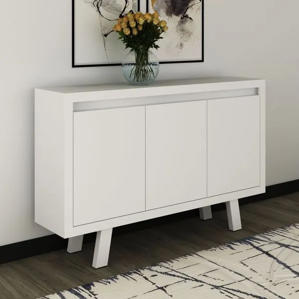 Balcão de Escritório 3 Portas Me4120 Branco