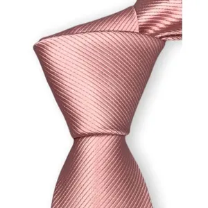 Gravata Slim Masculina OEM Noivo Premium em 100% Poliéster 140cm X 5cm Rosê Social para Casamento Gravata Slim Masculina OEM Noivo Premium 100% Poliéster 140cm X 5cm Rosê para Evento Social