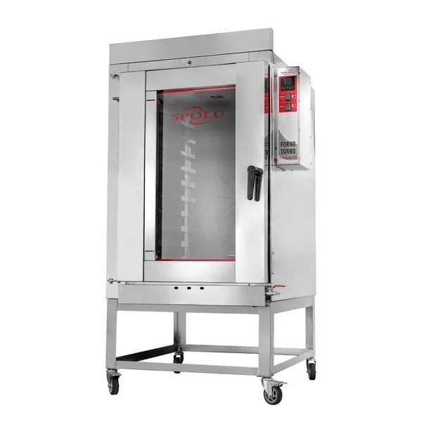 Forno Turbo a Gás Spolu Trabor SPL-601G10 10 Esteiras Monofásico Inox 220V Forno Turbo a Gás Spolu Trabor SPL-601G10 10 Esteiras Inox 220V
