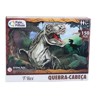 Quebra-Cabeça 150 Peças T-Rex Pais e Filhos 2874