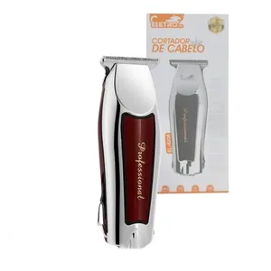 Máquina de Cortar Cabelo e Barba EL-5106 Aparador Multifuncional Lâmina Aço Inoxidável Recarregável Preto Bivolt Máquina de Cortar Cabelo e Barba EL-5106 Aparador Multifuncional Lâmina Aço Inoxidável Preto Bivolt
