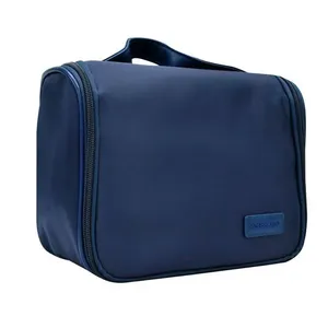 Necessaire Masculina Grande Bolsa Organizadora Viagem Divisórias Alça De Pendurar - Ys27039 Azul