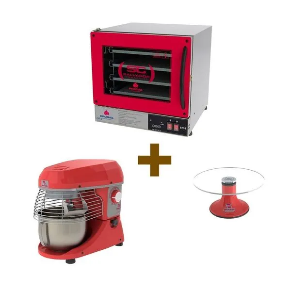 Kit Confeiteiro Braesi Elétrico BPEL 05 Premium + PRP004 Plus Aço Inox 5L com Forno e Bailarina 110V Kit Confeiteiro Braesi Elétrico BPEL 05 Premium + PRP004 Plus Aço Inox 5L com Bailarina 110V