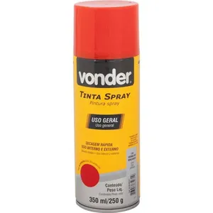 Tinta em spray vermelha 350 ml VONDER