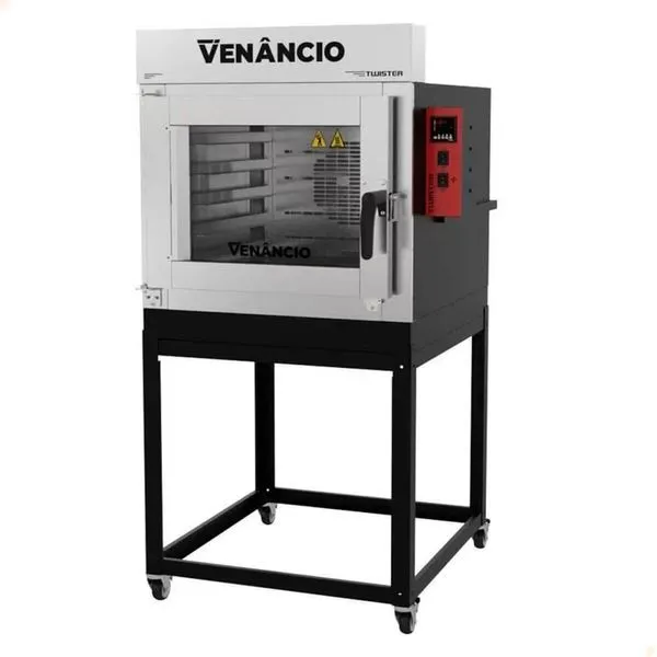 Forno Industrial Turbo Twister Elétrico Venâncio Para 5 Esteiras 380v Trifásico Fvt5e