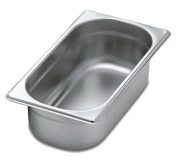 Kit 10 Cubas Gastronomica Inox GN 1/3 x 150mm (325x176mm) - Brasinox