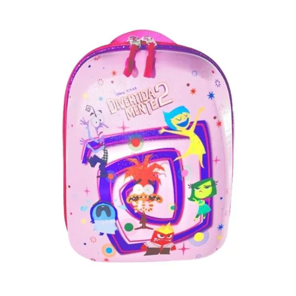 Mochila Pequena Maxtoy Divertidamente Roleta Rosa Único