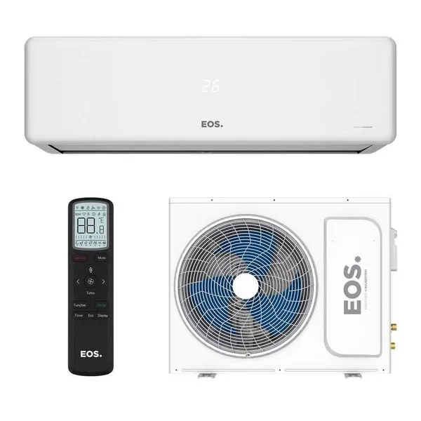 Ar Condicionado Split 9000 BTUs Master Inverter HW R32 Quente E Frio EASM9001IF Eos 220V