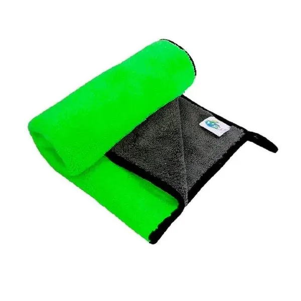 Pano Toalha Microfibra Dupla Face Automotivo Js 40X40 Verde 600GSM Alta Absorção 80% Poliéster 20% Poliamida JS Móveis Pano Toalha Microfibra Dupla Face Automotivo Js 40X40 Verde 600GSM JS Móveis