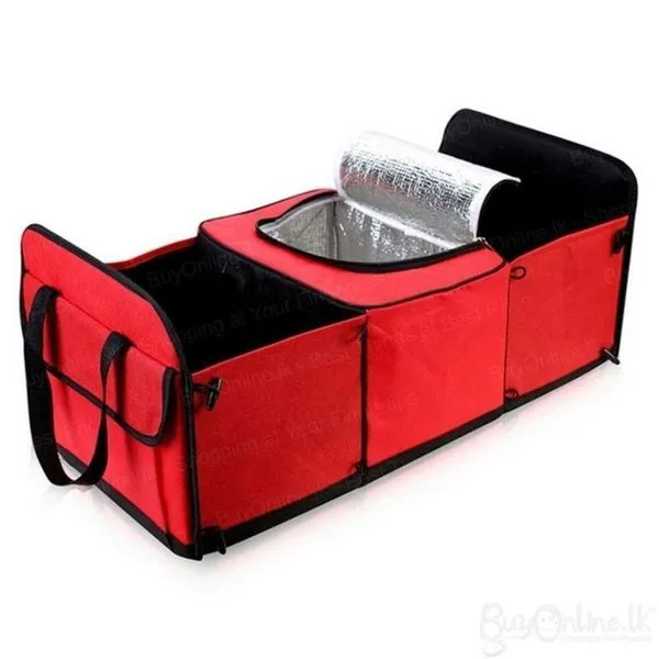 Organizador de Porta-Malas com Cooler Trunk WHDZ 5 Compartimentos Dobrável Tecido Oxford Utibom Organizador de Porta-Malas com Cooler Trunk WHDZ Dobrável Tecido Oxford Utibom