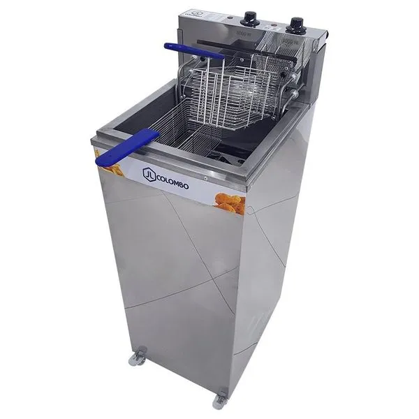 Fritadeira Elétrica Zona Fria Jl Colombo Gabinete Cuba 15 Litros 8000w 146002