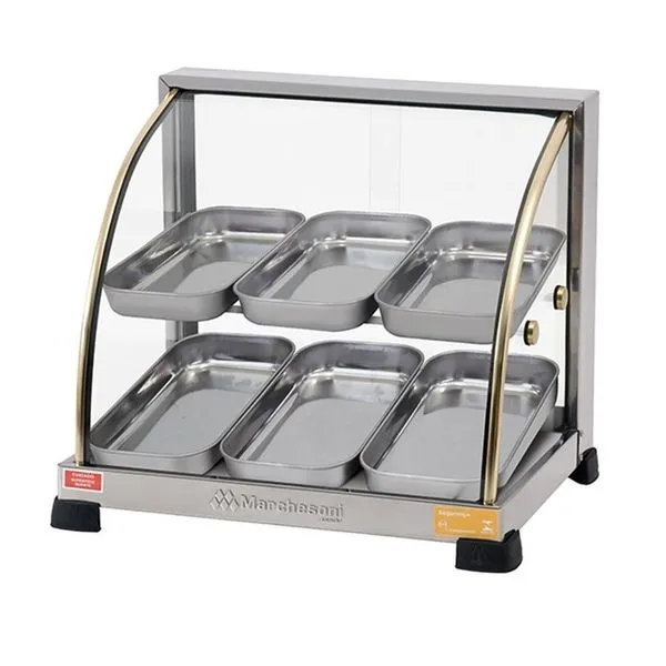 Estufa Marchesoni Ouro Curva Dupla Com 6 Bandejas 127v
