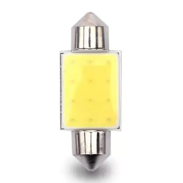 Par de Lâmpadas LED Torpedo Automotivas 36MM 12V 6000K TP-5032 Interior Branco Tarponn Par de Lâmpadas LED Torpedo 36MM 12V 6000K TP-5032 Interior Automotivo Branco Tarponn