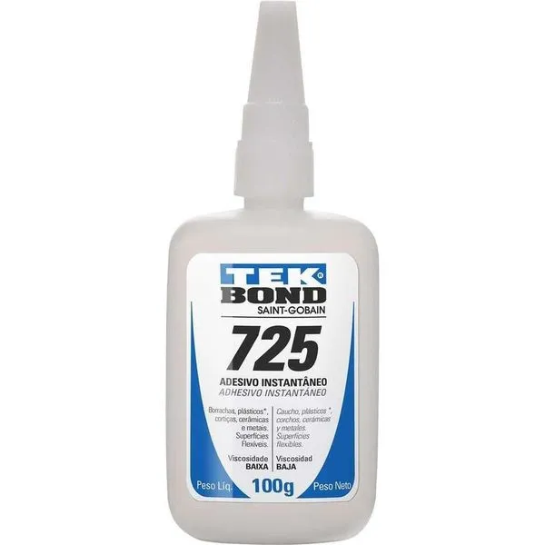 Adesivo Instantâneo Base Cianoacrilato Transparente 100 G