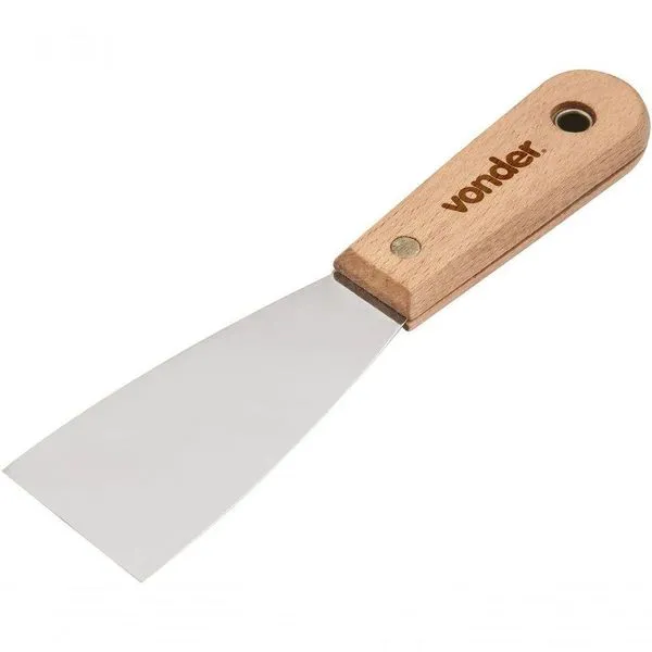 Espátula Betumadeira Aço Inox 1.1-2" 3,8cm Cabo Mad Vonder