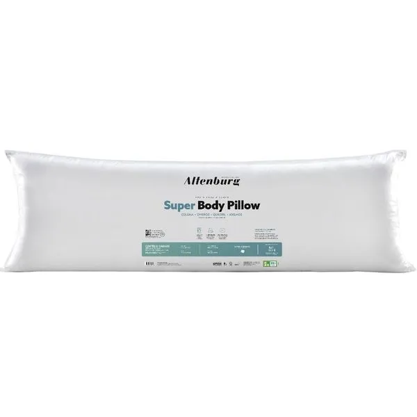 Travesseiro Super Body Altenburg Pillow 50x145cm Branco (MP)