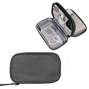 Bolsa Organizadora Cabos Fios Eletrônicos Estojo Case Bag Preto