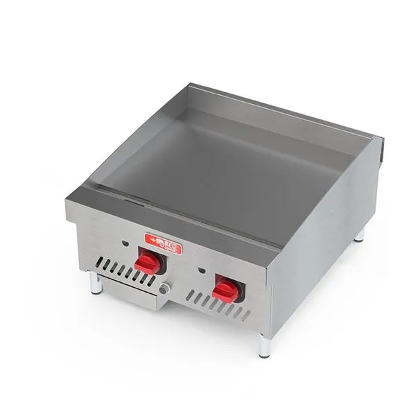 Chapa de Fritura a Gás GLP Chexp610-G19 Profissional Estrutura Inox 61cm 19mm Inox Red Chameleon Chapa de Fritura a Gás GLP Chexp610-G19 Estrutura Inox 61cm 19mm Inox Red Chameleon