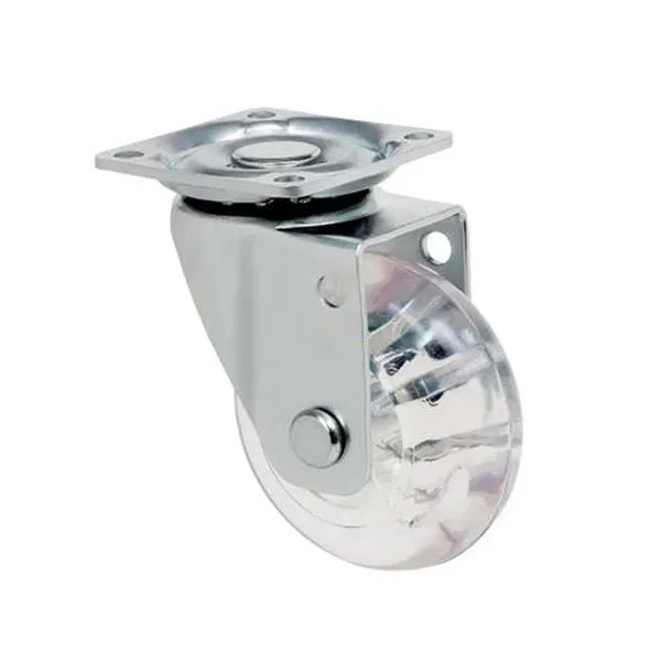 Rodízio Gel 100mm Giratório Para Móveis - Proteção Para Pisos - Dtools