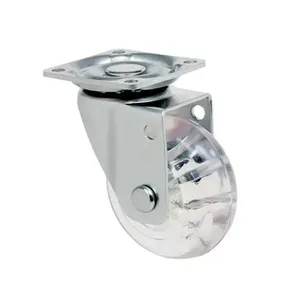 Rodízio Gel 50mm Giratório Para Móveis - Proteção Para Pisos - Dtools