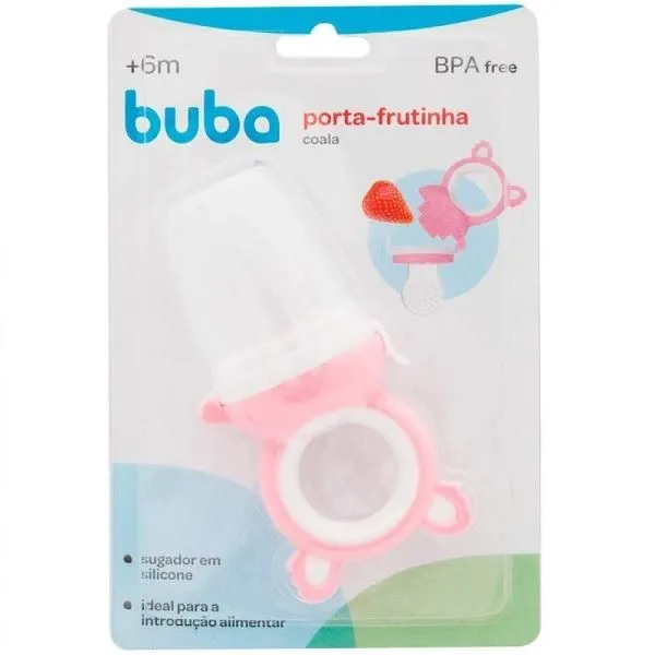 Alimentador de Silicone Porta Frutas Coala Buba Azul