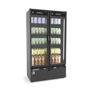 Auto Serviço Vanguard Resfriados Expositor 2 Portas 0 A 7 ºc Asvr2ppp Preto-preto 220v - Refrimate