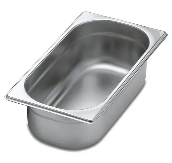 Kit 6 Cubas Gastronomica Inox GN 1/3 x 100mm (325x176mm) - Brasinox