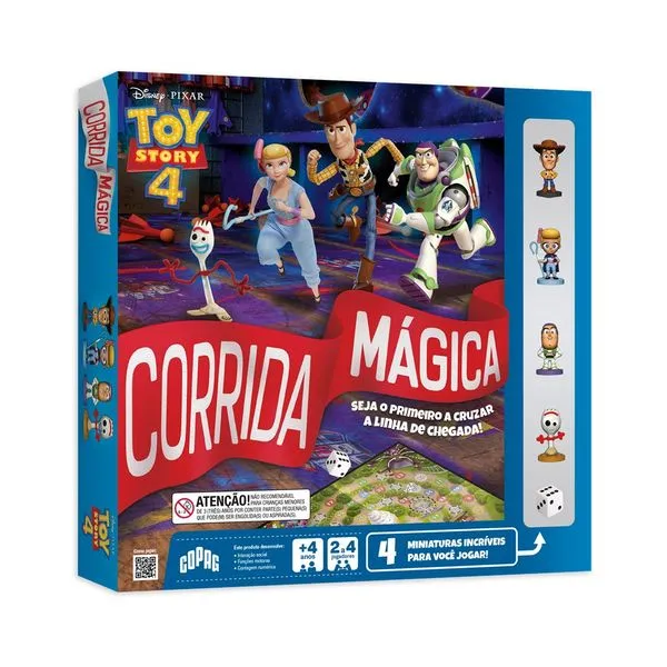 Jogo De Tabuleiro - Corrida Mágica - Disney - Toy Story - Copag