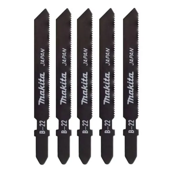 Lâmina de Serra Tico-Tico para Metal 50mm 24 Dentes 5 Peças Makita Lâmina de Serra Tico-Tico P/Metal A-85737 50mm 24 Dentes 5 Uni