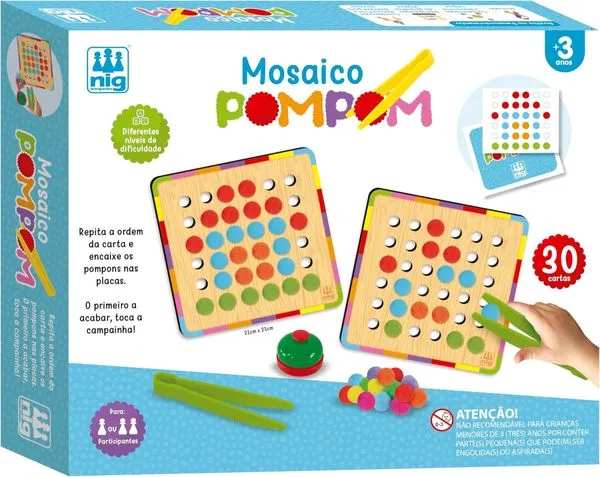 MAD - MOSAICO POMPOM NIG - 1150