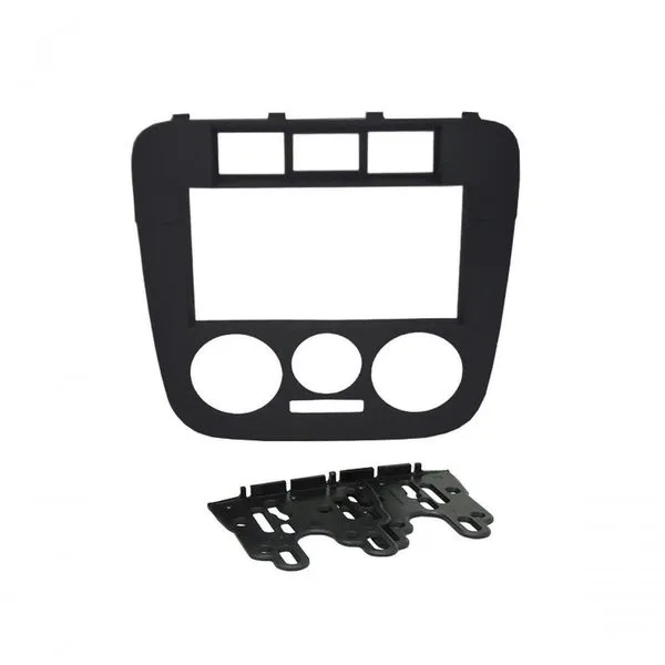 Moldura Fiamon 2 Din Vw Gol G4-saveiro Preta