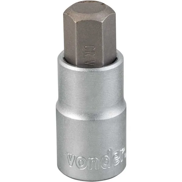Soquete hexagonal 14 mm encaixe de 1/2" - VONDER