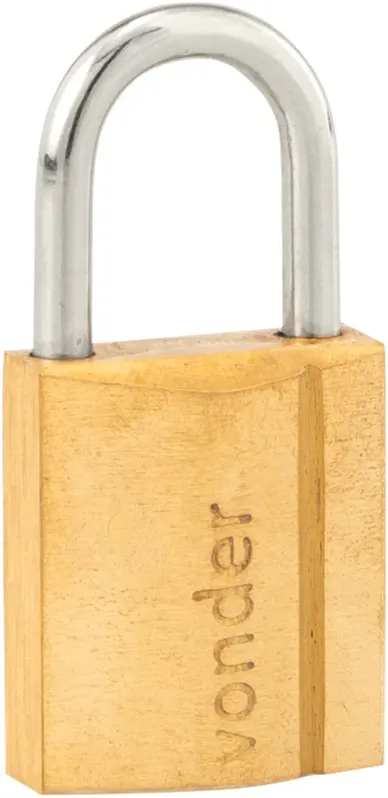 Cadeado de Latão 20mm encartelado - VONDER