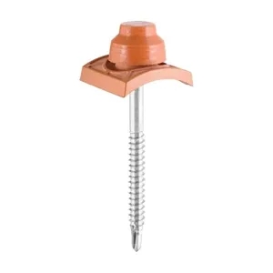 Kit Fixação para Telha PVC Colonial Plan Terracota 20 Un Afort Kit Fixação para Telha Colonial Plan PVC Terracota 20 Unidades Afort