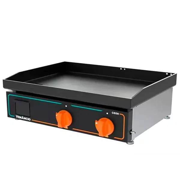 Chapa Bifeteira a Gás Deguste Luxo C65N-78430 65cm 6,35mm Inox Venâncio Chapa Bifeteira a Gás Deguste Luxo C65N-78430 65cm Inox Venâncio