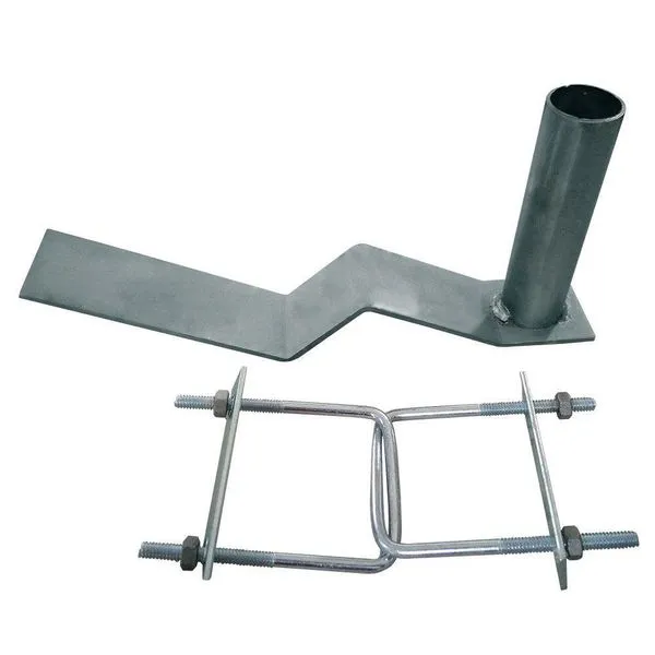 Suporte Antena 313-af Telha Francesa Tubo 3- 4 Com Suporte