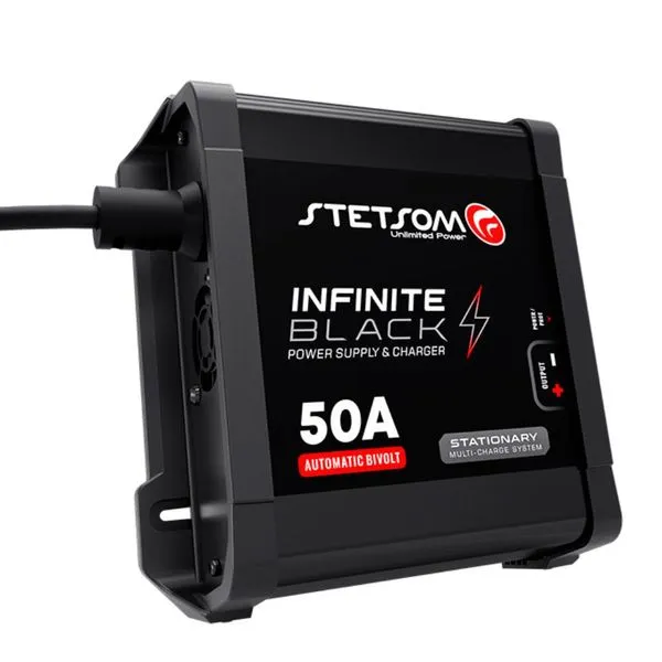 Carregador de Bateria / Fonte Stetsom INFINITY BLACK 50A Digital